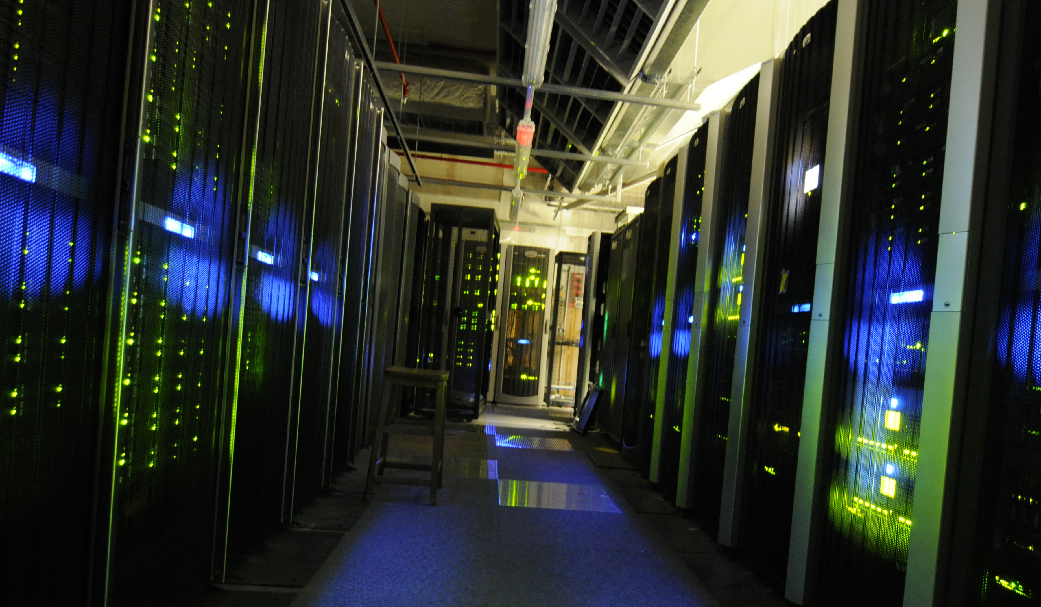 Blick in den Server Raum des National Archive in den USA